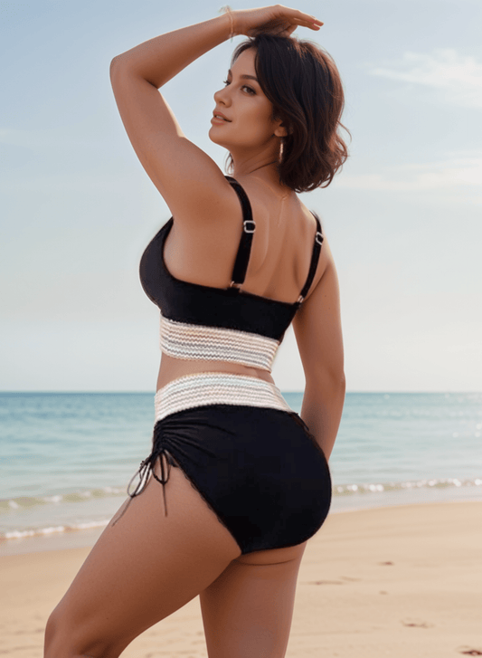 Linda™ | Elegante, hoog getailleerde, sculpterende bikini