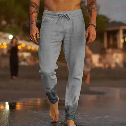 Van Der Waal™ | Linnen strandbroek