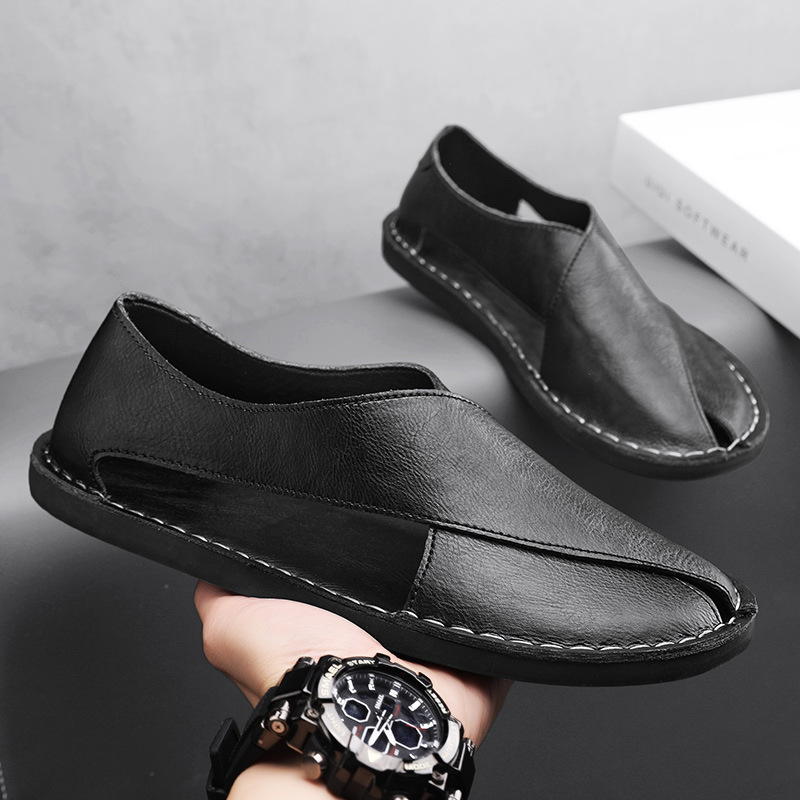 Van Der Waal™ | Leren sandalen