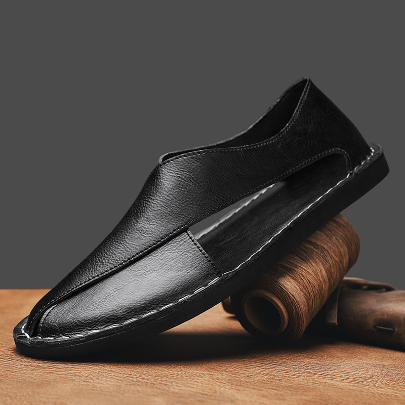 Van Der Waal™ | Leren sandalen