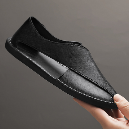 Van Der Waal™ | Leren sandalen