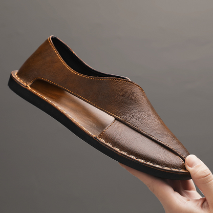 Van Der Waal™ | Leren sandalen