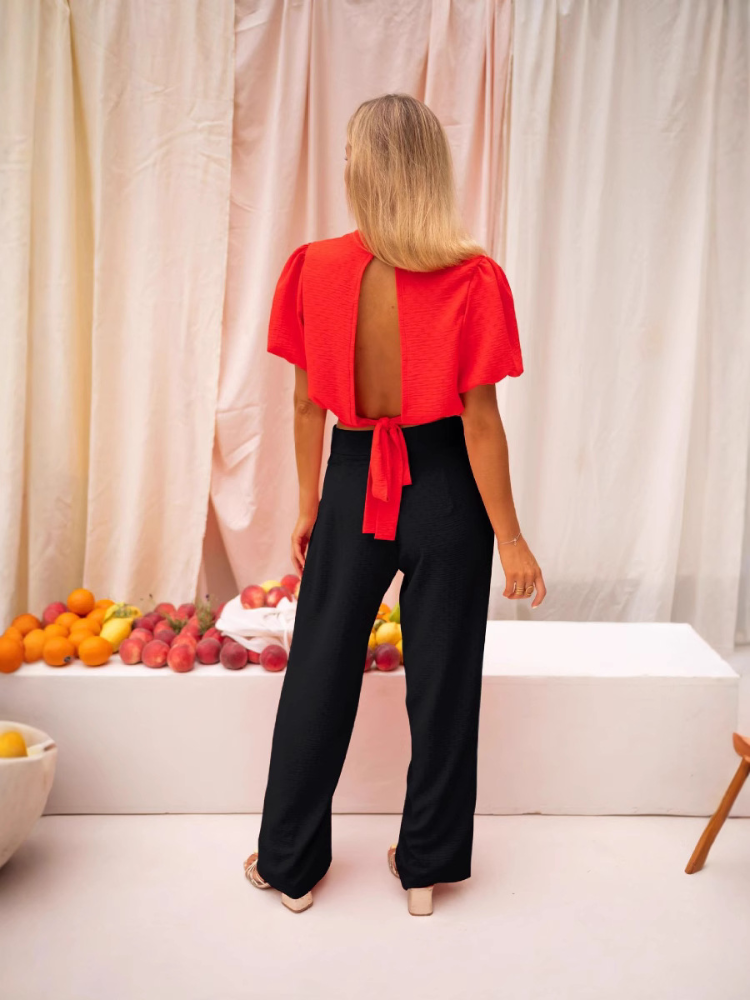 Lorena | De Cropped Blouse