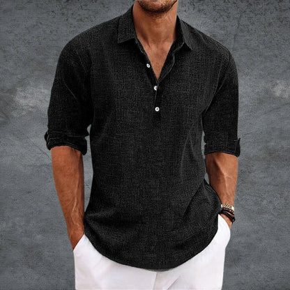 Van Der Waal Mode™ | Stijlvol Revers Knoop Shirts