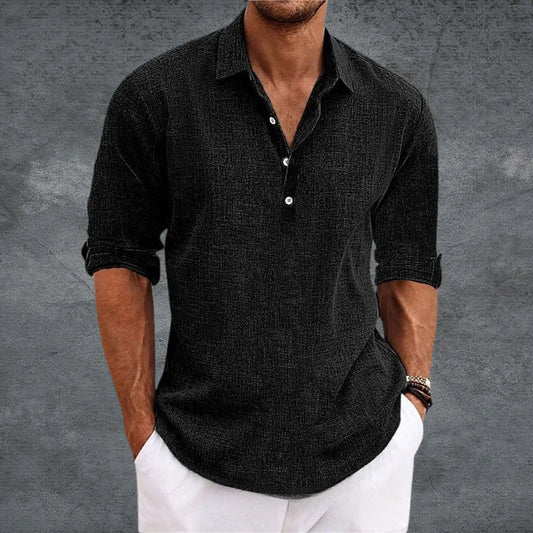 Van Der Waal Mode™ | Stijlvol Revers Knoop Shirts