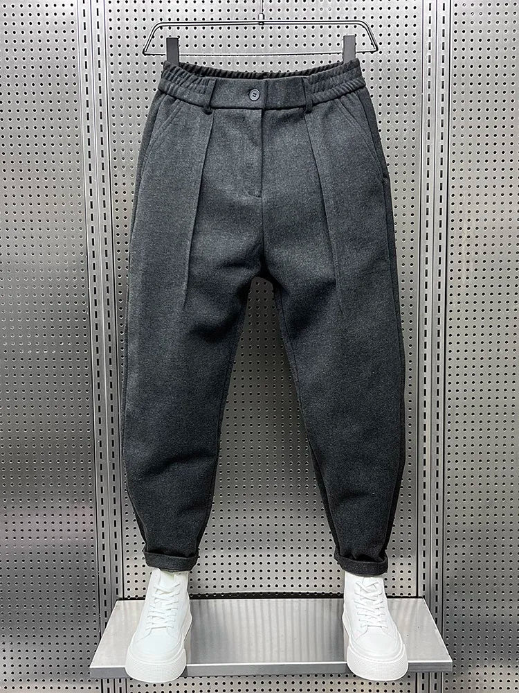 Van Der Waal Mode™ | Elegante gemêleerde broek