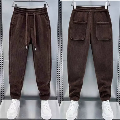 Van Der Waal Mode™ | Trendy geribbelde broek