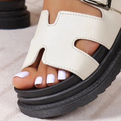 Sabina ™ | leren sandalen