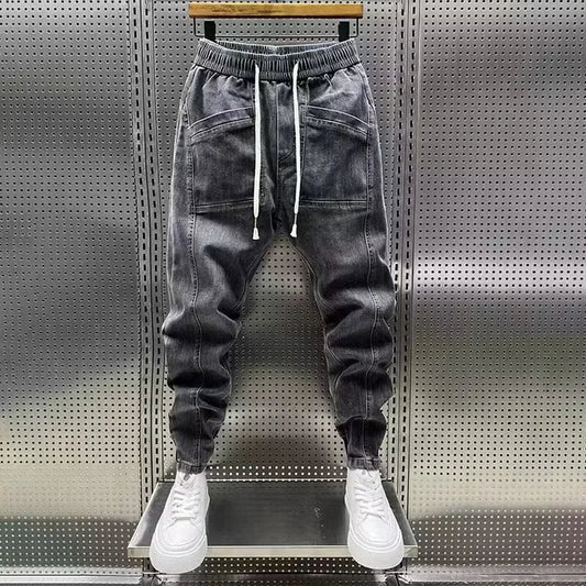 Van Der Waal Mode™ | Denim joggingbroek