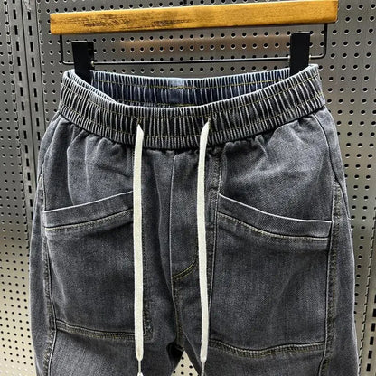 Van Der Waal Mode™ | Denim joggingbroek
