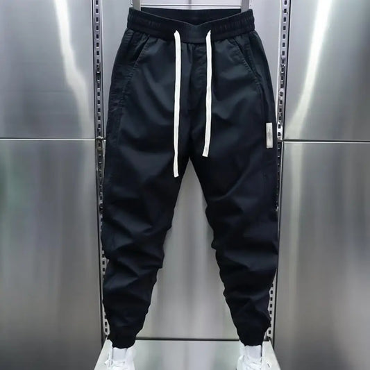Van Der Waal Mode™ | Casual broek met trekkoord