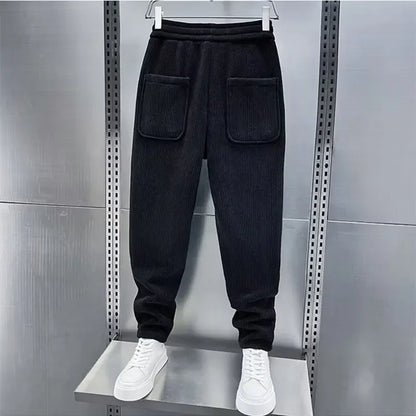 Van Der Waal Mode™ | Trendy geribbelde broek
