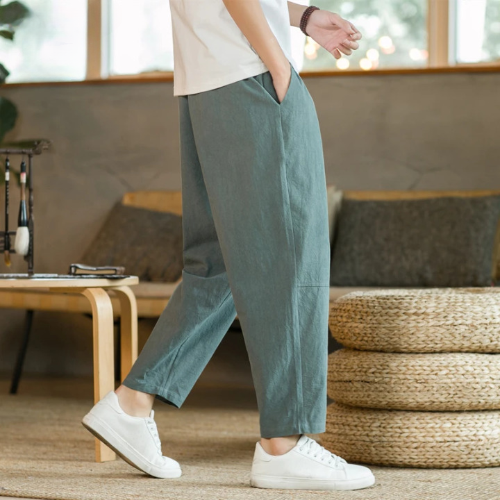 Van Der Waal Mode™ | Heren casual katoenen broek