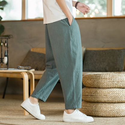 Van Der Waal Mode™ | Heren casual katoenen broek