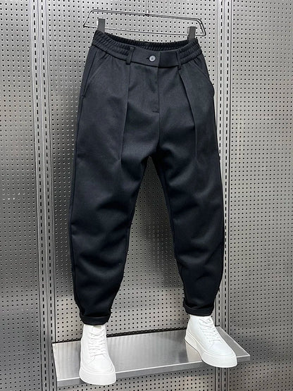 Van Der Waal Mode™ | Elegante gemêleerde broek