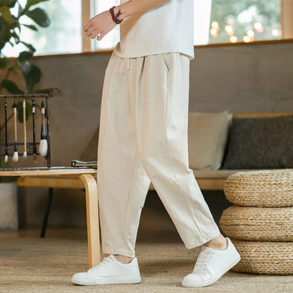 Van Der Waal Mode™ | Heren casual katoenen broek