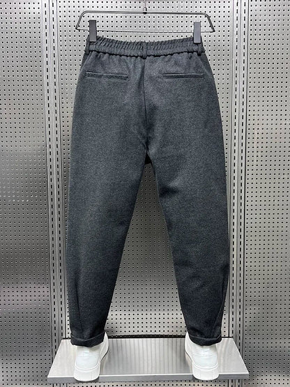 Van Der Waal Mode™ | Elegante gemêleerde broek
