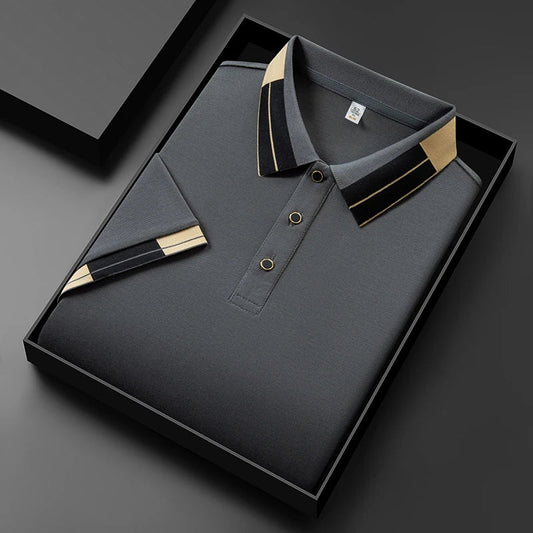 Van Der Waal™ | Poloshirt met contrasterende afwerkingen