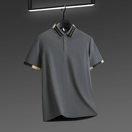 Van Der Waal™ | Poloshirt met contrasterende afwerkingen