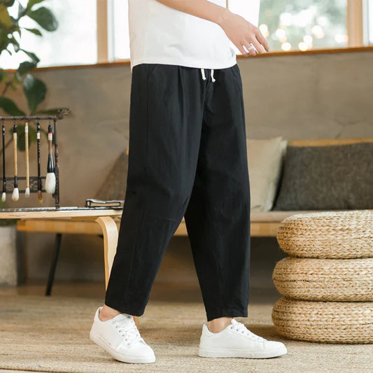 Van Der Waal Mode™ | Heren casual katoenen broek