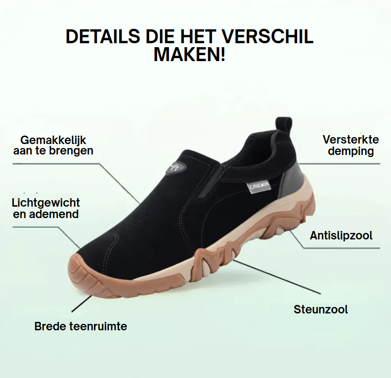 CanemonSport+™ | Orthopedische comfortabele wandelschoenen voor heren