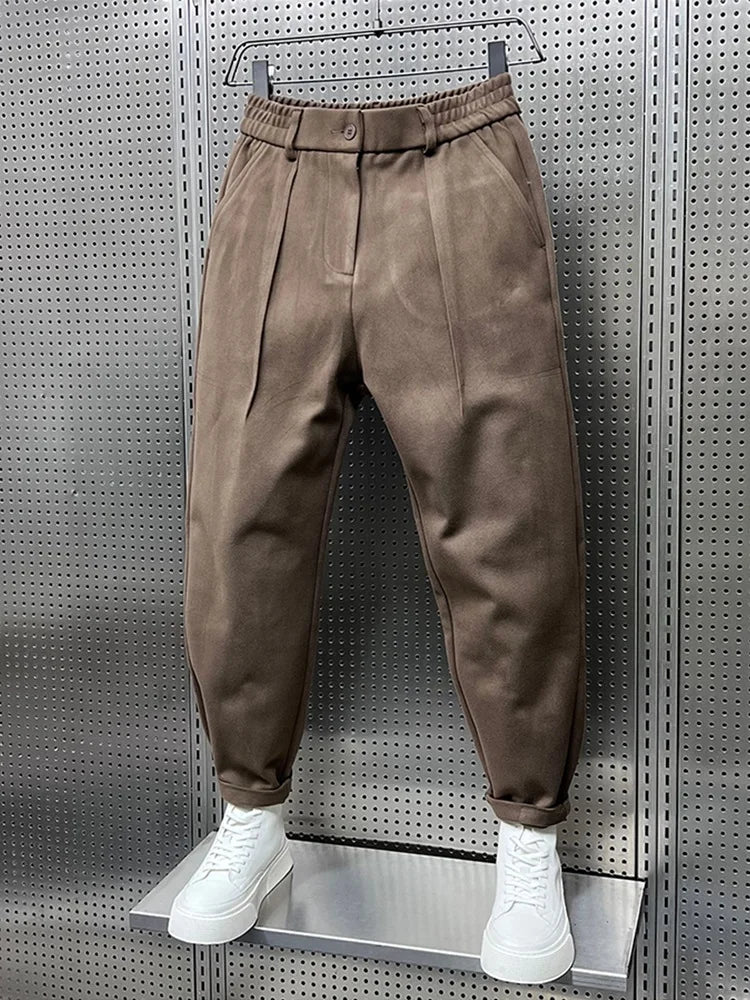 Van Der Waal Mode™ | Elegante gemêleerde broek