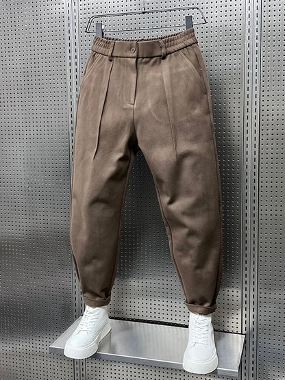 Van Der Waal Mode™ | Elegante gemêleerde broek