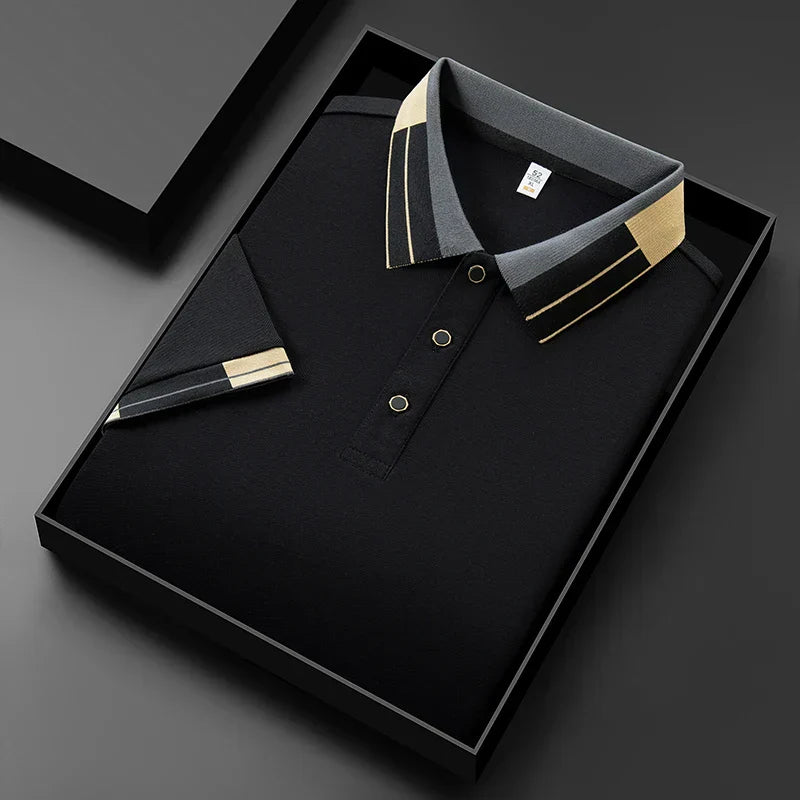 Van Der Waal™ | Poloshirt met contrasterende afwerkingen