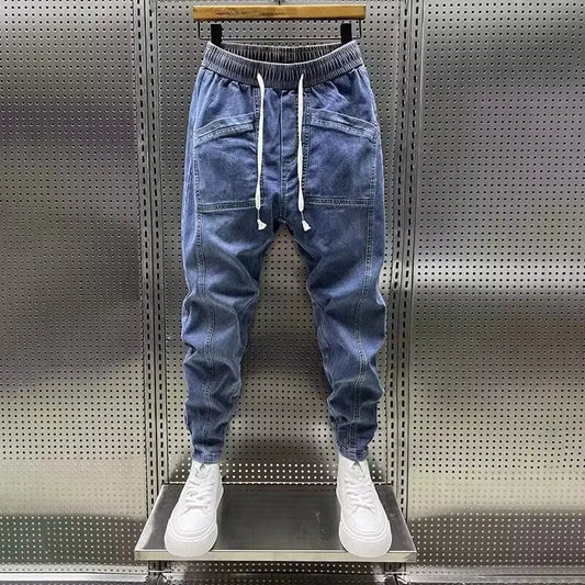 Van Der Waal Mode™ | Denim joggingbroek