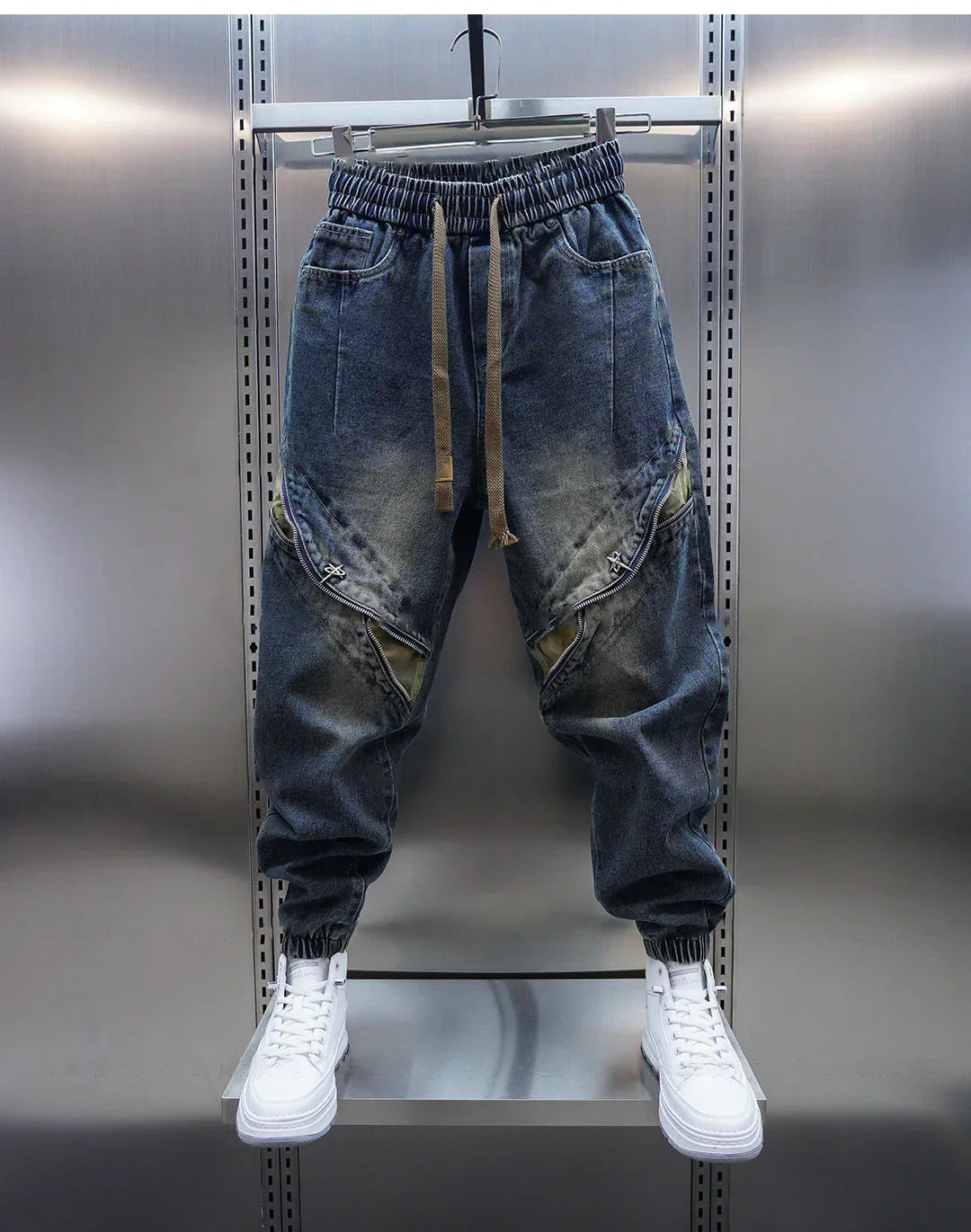 Van Der Waal Mode™ | Baggy denim broek