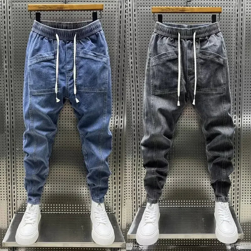 Van Der Waal Mode™ | Denim joggingbroek