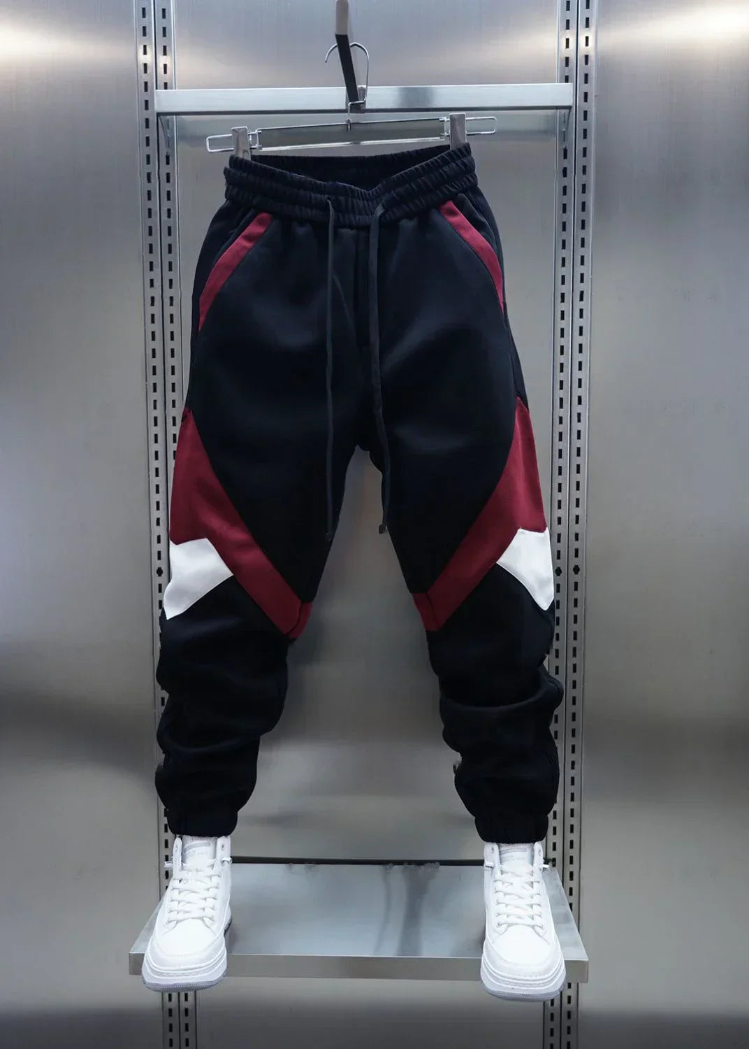 Van Der Waal Mode™ | Casual broek met panelen