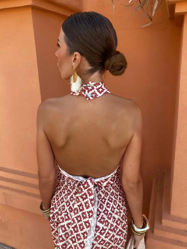 Esmee | Chique Midi-jurk met Blote Schouders voor Dames