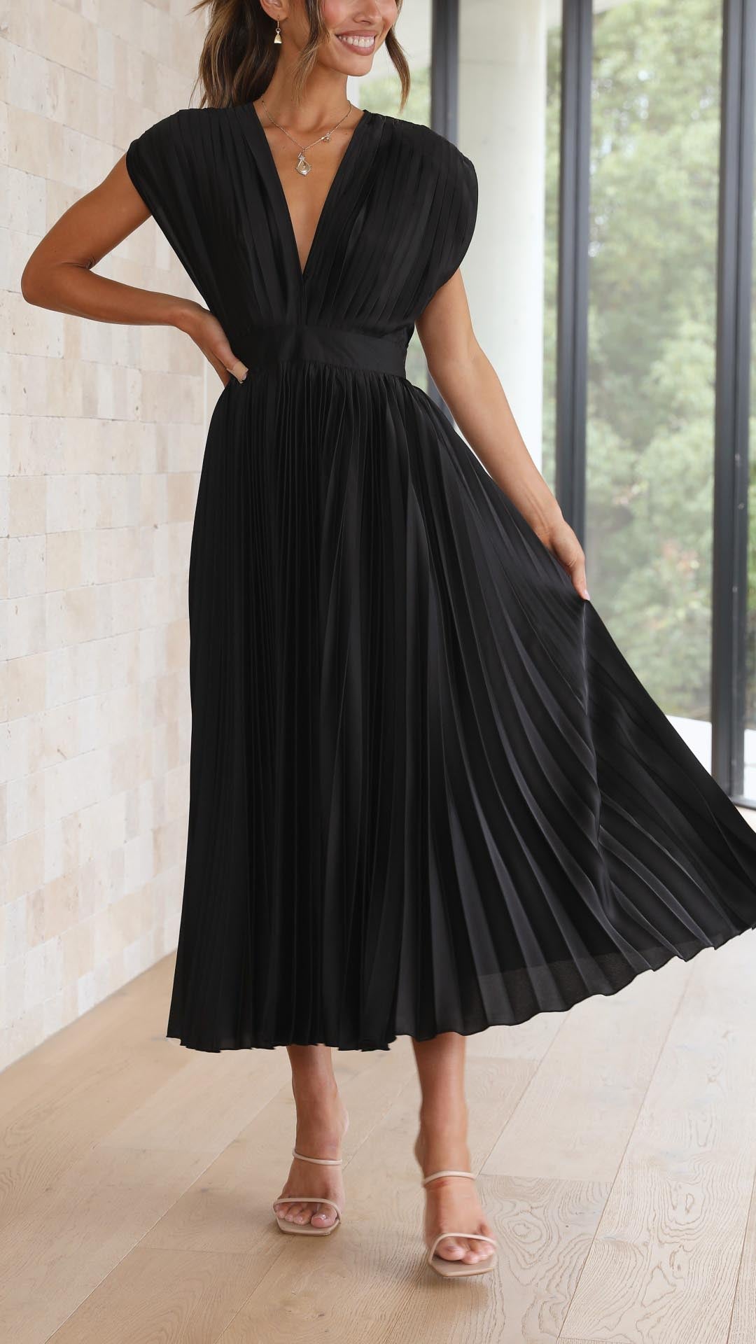 Maria™ | Elegante geplooide jurk