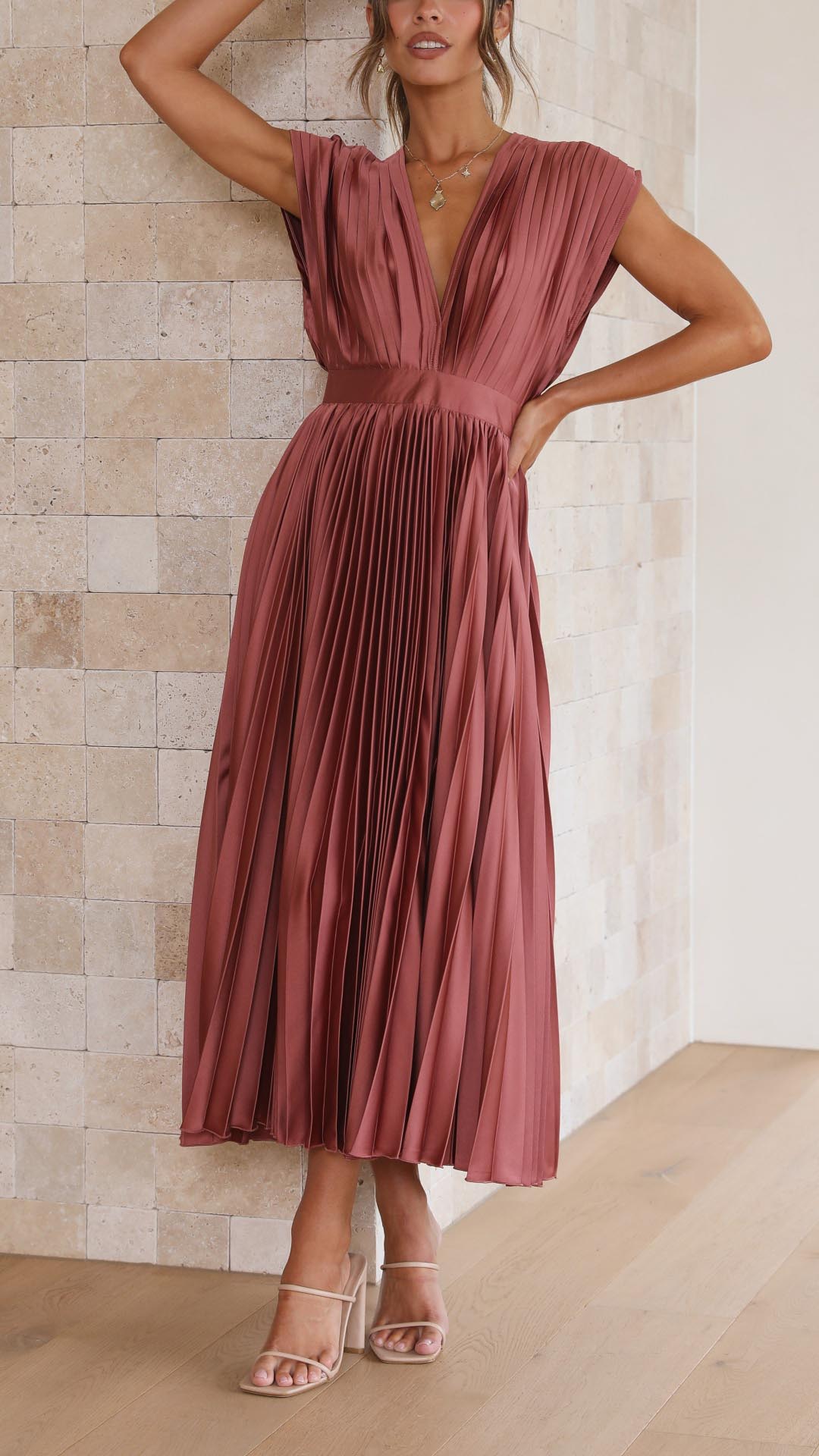 Maria™ | Elegante geplooide jurk