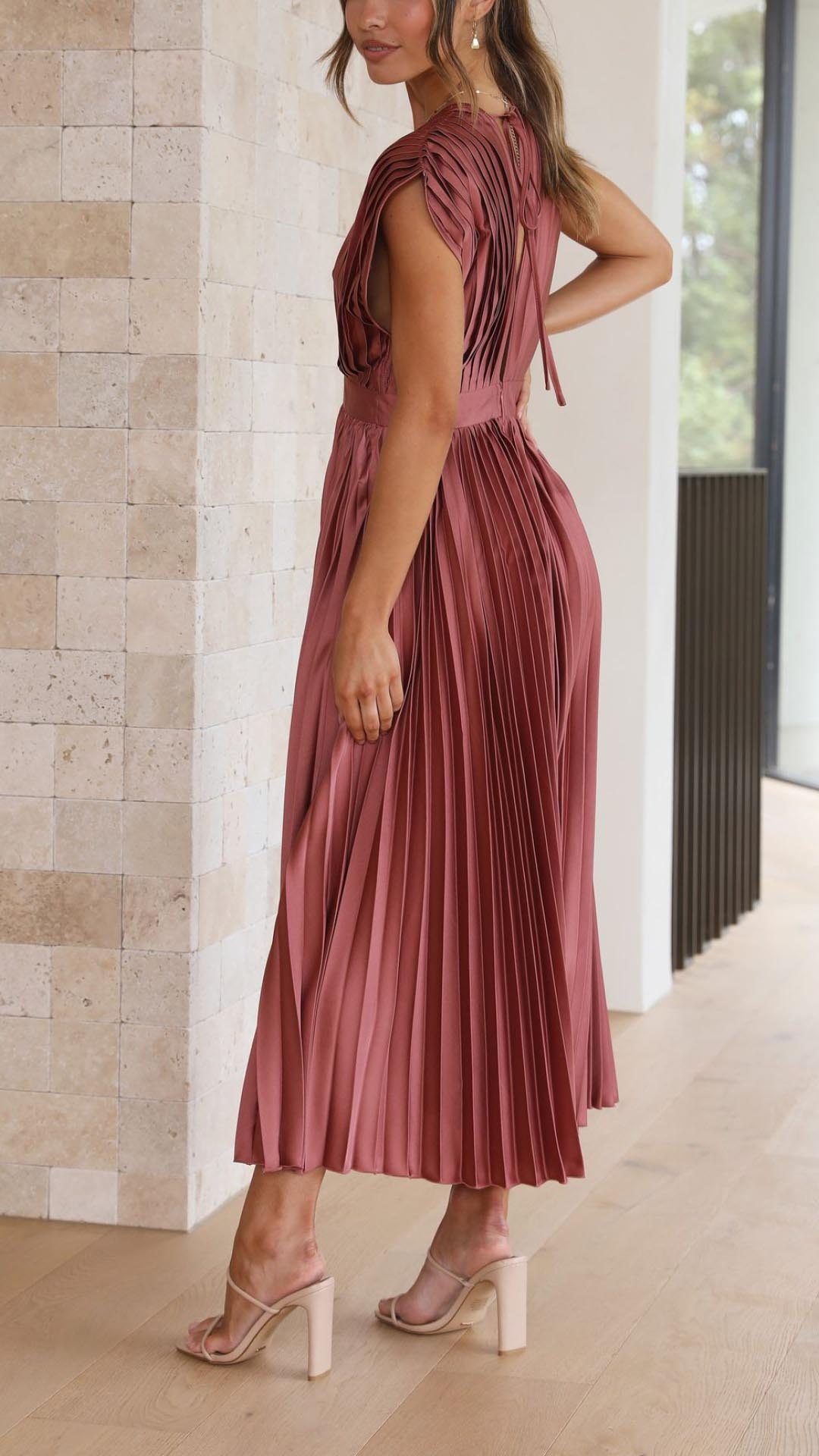 Maria™ | Elegante geplooide jurk