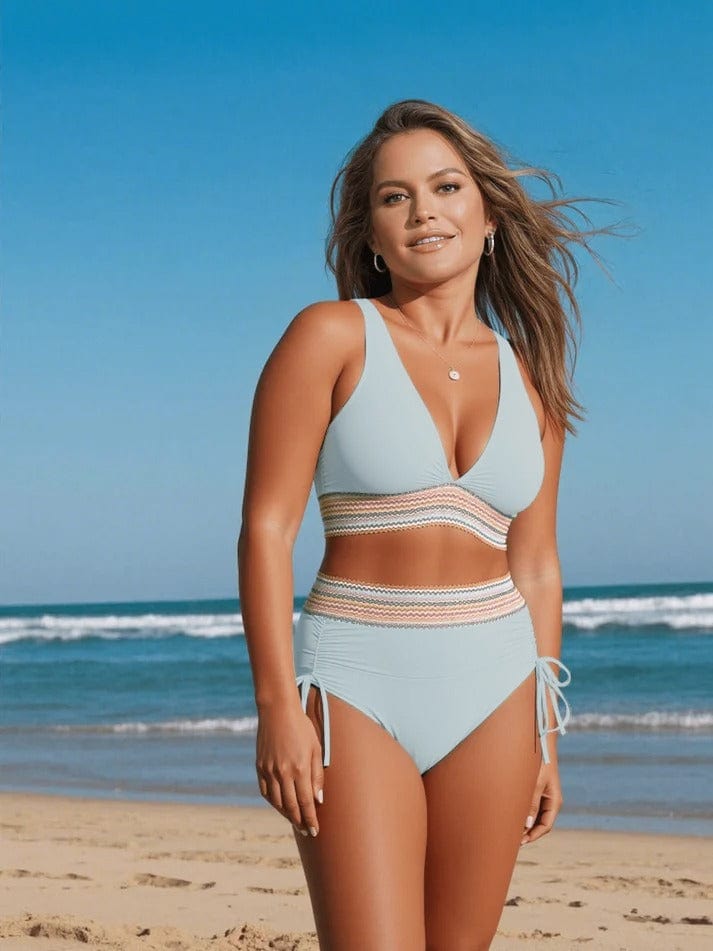 Linda™ | Elegante, hoog getailleerde, sculpterende bikini