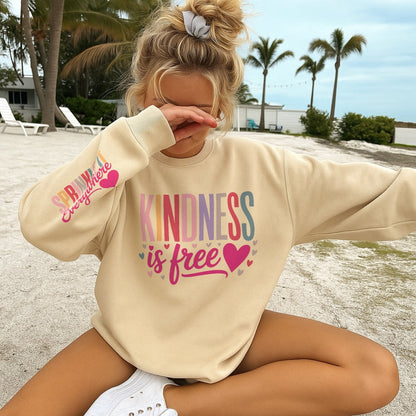 Luna™ | Sweater "Vriendelijkheid is Gratis"