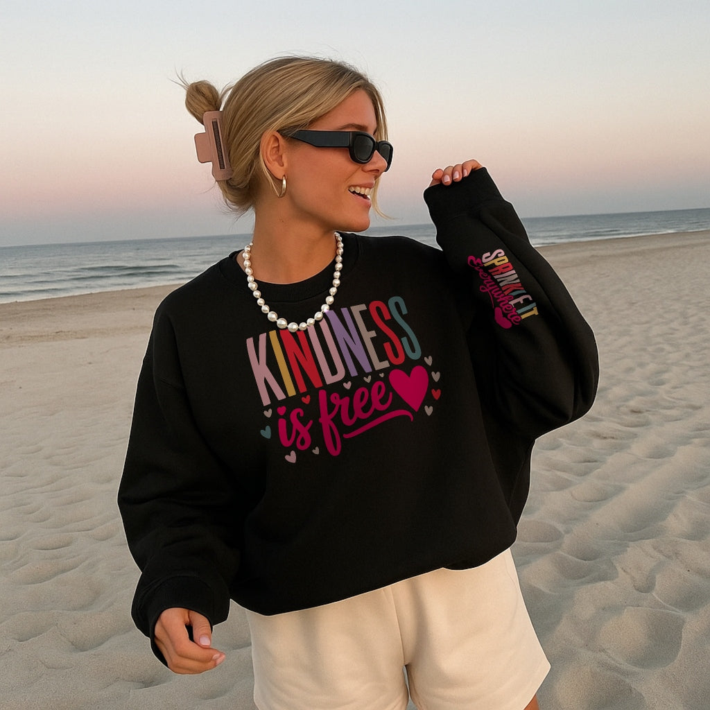 Luna™ | Sweater "Vriendelijkheid is Gratis"