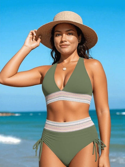 Linda™ | Elegante, hoog getailleerde, sculpterende bikini