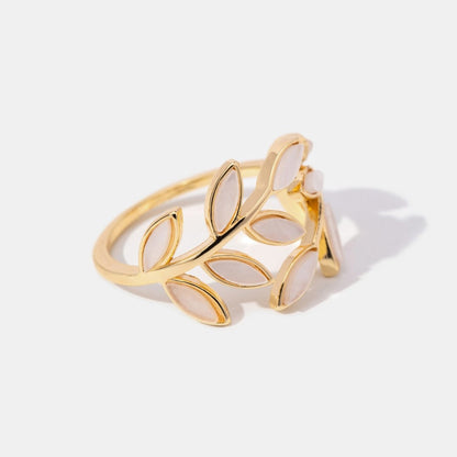 Serene – Gouden blad ring