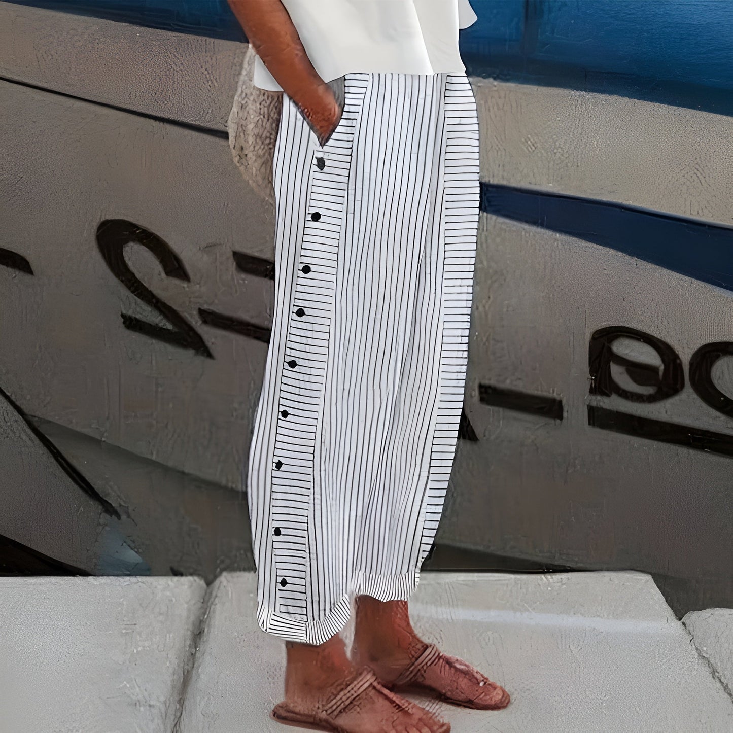 Sandrine™ | Linnen broek