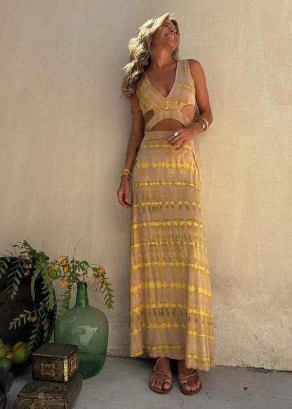 IBIZA | Jurk met tie-dye print