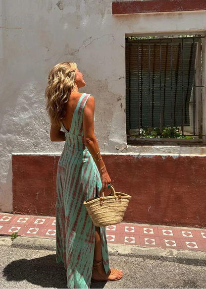 IBIZA | Jurk met tie-dye print