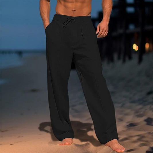 Andreas™ | Effen linnen broek