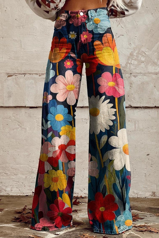 VAN DER WAAL MODE™ | Pantalon Boho Vintage