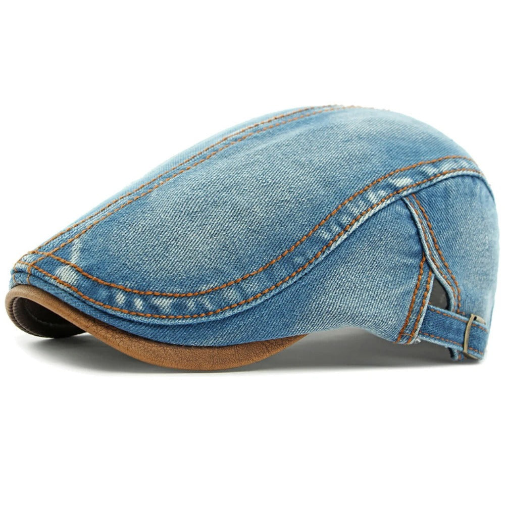 Baretta™ | Platte baret van denim [KOOP 1, KRIJG 1 GRATIS]