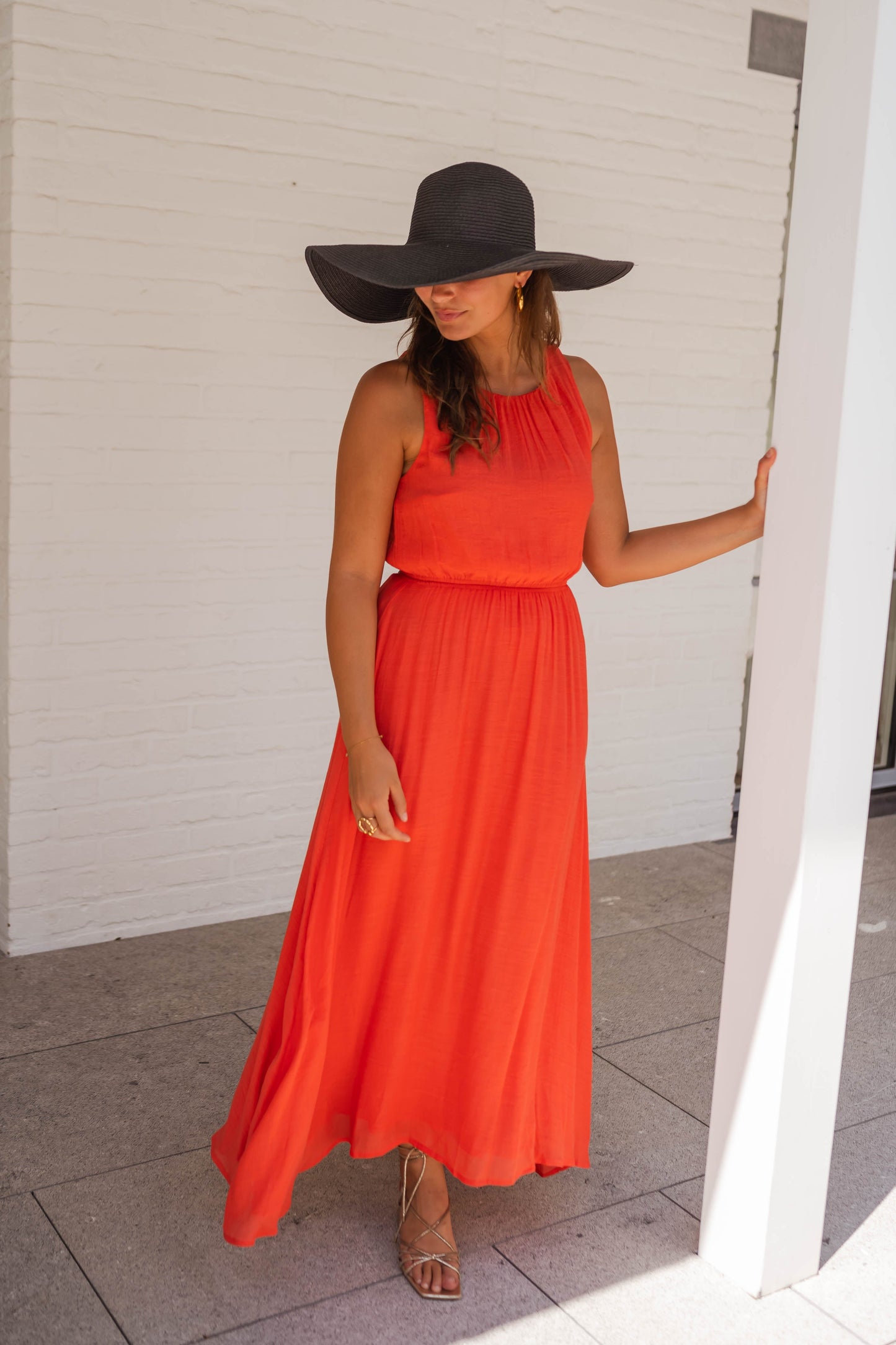 Lisa | De Zomerjurk in Krachtig Oranje