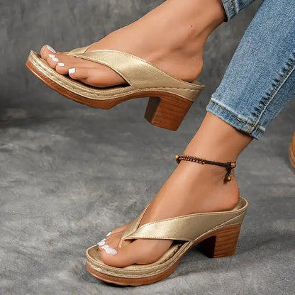 Sophia™ | Comfortabele en stijlvolle orthopedische sandalen met hoge hak
