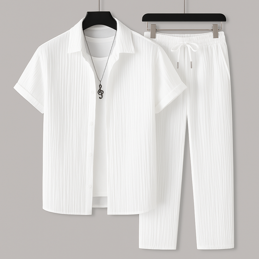 Van Der Waal™ | Casual linnen set